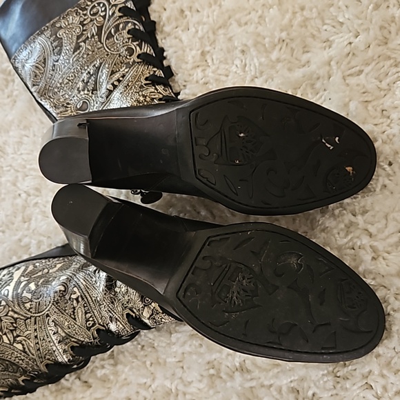 TIMBERLAND Guildtin Rare Lace Up Tall Black Boot Size 9 - Picture 12 of 16